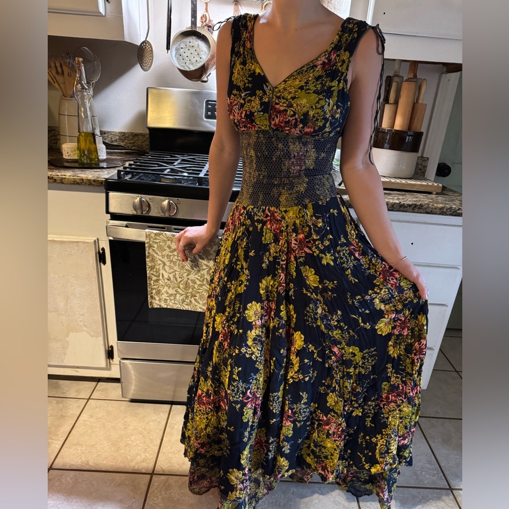Free people floral wisteria dress size xs